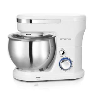 Kitchen Machine 1000W Stainless Steel Bowl 5L White Emerio