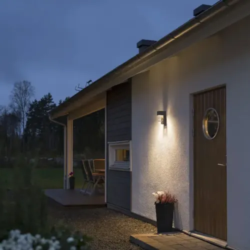 Acerra Væglampe LED 5W 230-240V IP54 Mørkegrå Konstsmide