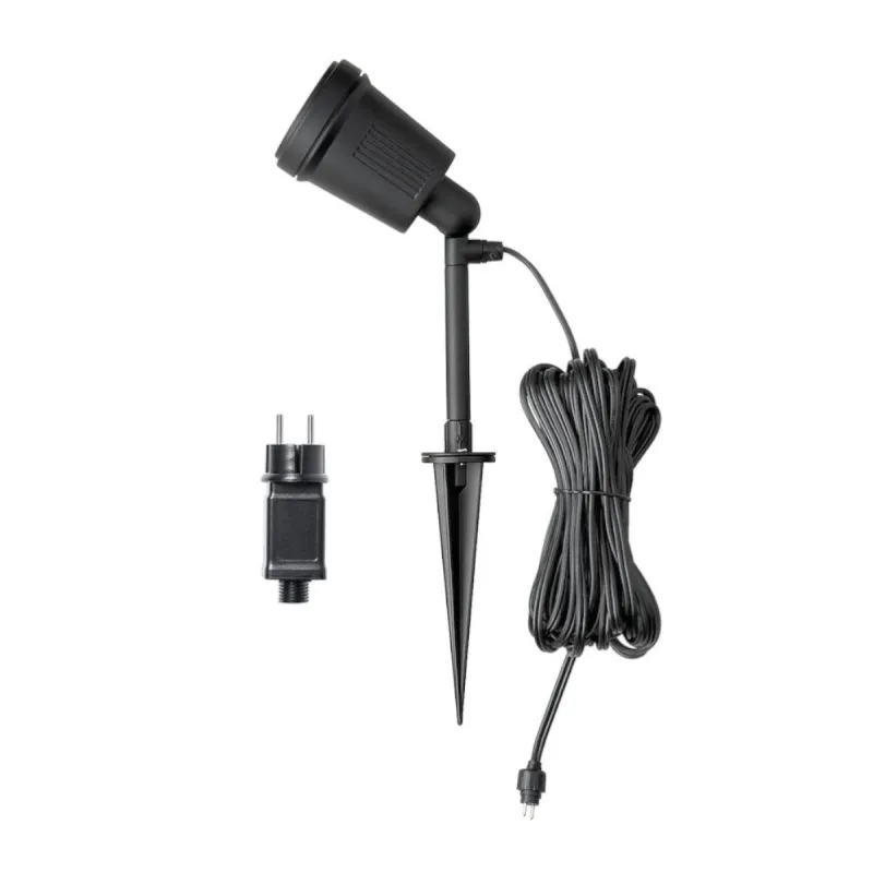 Amalfi LED Spot 4x1W 12V IP44 Sort Konstsmide
