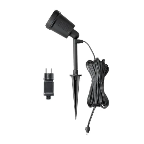 Amalfi LED Spot 4x1W 12V IP44 Sort Konstsmide
