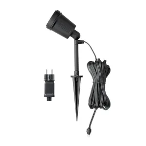 Amalfi LED Spot 4x1W 12V IP44 Svart Konstsmide