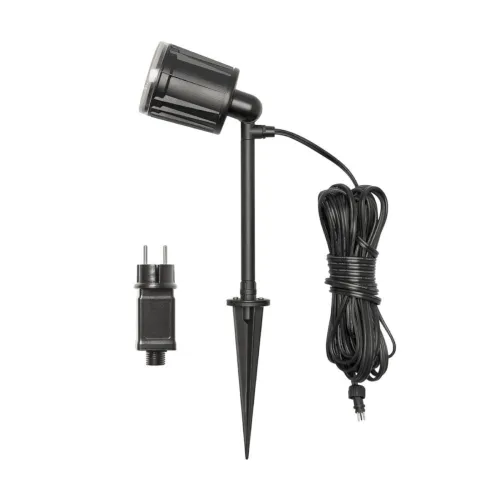 Amalfi LED Spot Inklusive Transformer 4x1W 12V IP44 Sort Konstsmide