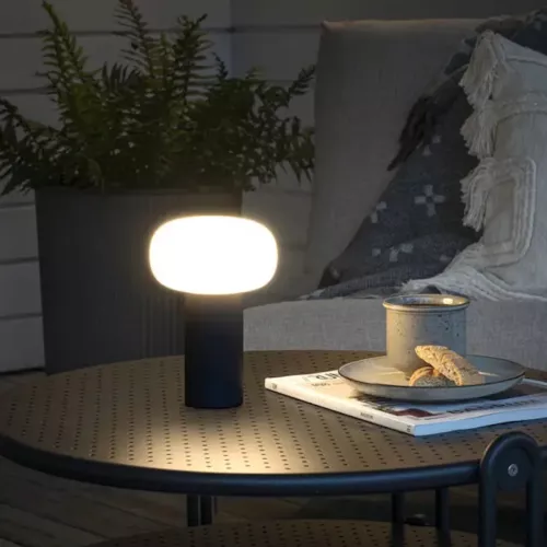 Antibes Bordlampe USB 3,7V IP54 Sort Konstsmide