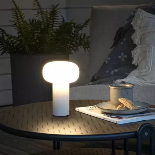 Antibes Bordlampe USB 3,7V IP54 Hvid Konstsmide