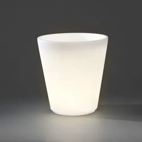 Assisi Urtepotte Stor LED 12V IP44 Hvid Konstsmide