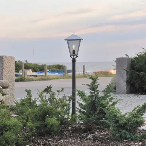 Benu Garden Lantern E27 Including Post 230-240V IP23 Galvanized Konstsmide