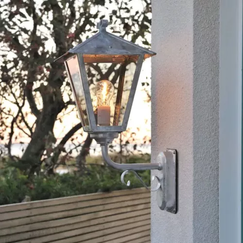 Benu Wall Light Up E27 230-240V IP23 Galvanized Konstsmide