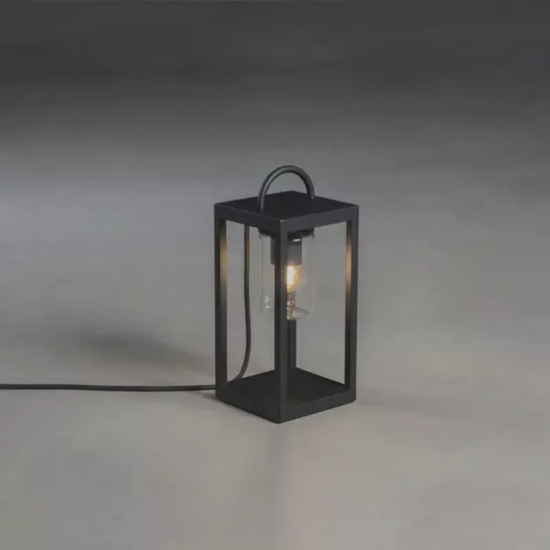 Bologna Gulvlampe Lille E27 230-240V IP44 Sort Konstsmide