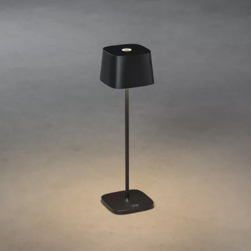 Capri Bordlampe USB 3,7V IP54 Sort Konstsmide