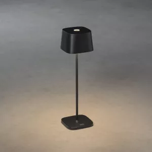 Capri Bordslampa USB 3,7V IP54 Svart Konstsmide