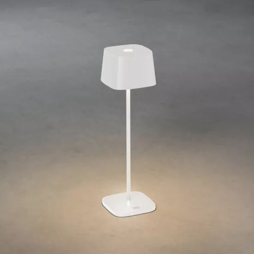 Capri Bordlampe USB 3,7V IP54 Hvid Konstsmide