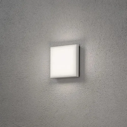 Cesena Væglampe Firkantet LED 10W 230-240V IP54 Hvid Konstsmide