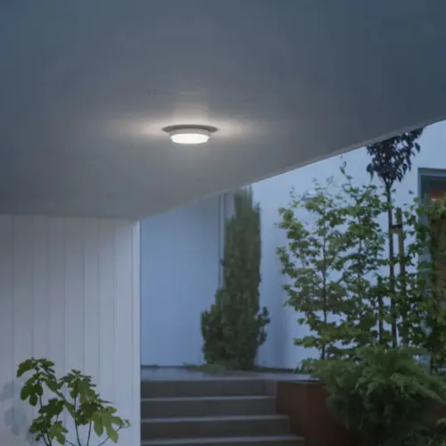 Cesena Væglampe Rund LED 10W 230-240V IP54 Hvid Konstsmide