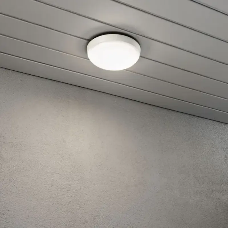 Cesena Væglampe Rund LED 10W 230-240V IP54 Hvid Konstsmide