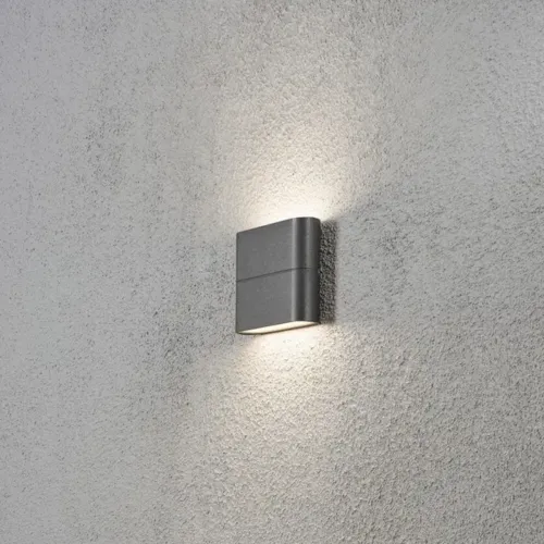 Chieri Væglampe LED 2x3W 230-240V IP54 Mørkegrå Konstsmide