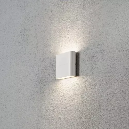 Chieri Væglampe LED 2x3W 230-240V IP54 Hvid Konstsmide