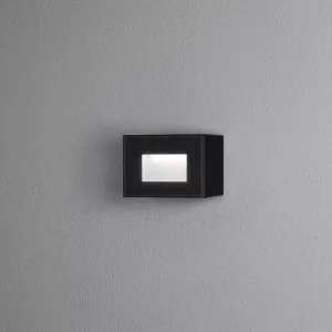 Chieri Vägglykta LED 4W 230-240V IP54 Svart Konstsmide