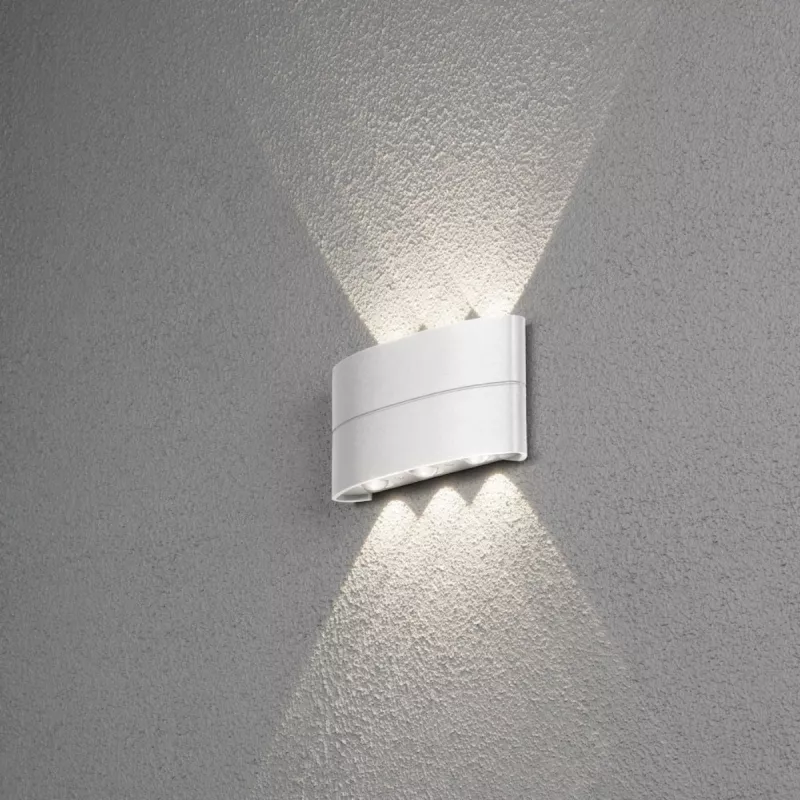 Chieri Væglampe LED 8W 230V IP54 Hvid Konstsmide