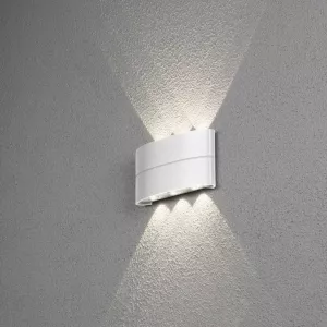 Chieri Vägglykta LED 8W 230V IP54 Vit Konstsmide