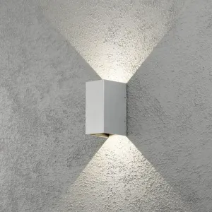 Cremona Vägglykta LED 2x3W 230-240V IP54 Grå Konstsmide