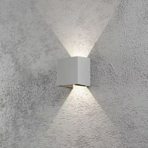 Cremona Væglampe LED 2x3W 230-240V IP54 Grå Konstsmide