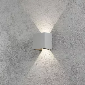 Cremona Væglampe LED 2x3W 230-240V IP54 Grå Konstsmide