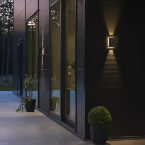 Cremona Væglampe LED 3x3W 230-240V IP54 Mørkegrå Konstsmide