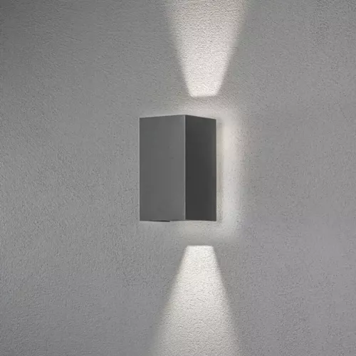 Cremona Væglampe LED 3x3W 230-240V IP54 Mørkegrå Konstsmide