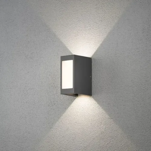 Cremona Væglampe LED 4x3W 230-240V IP54 Mørkegrå Konstsmide