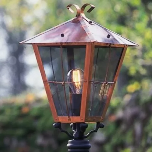 Fenix Trädgårdslykta Exklusive Stolpe E27 230-240V IP23 Koppar Konstsmide