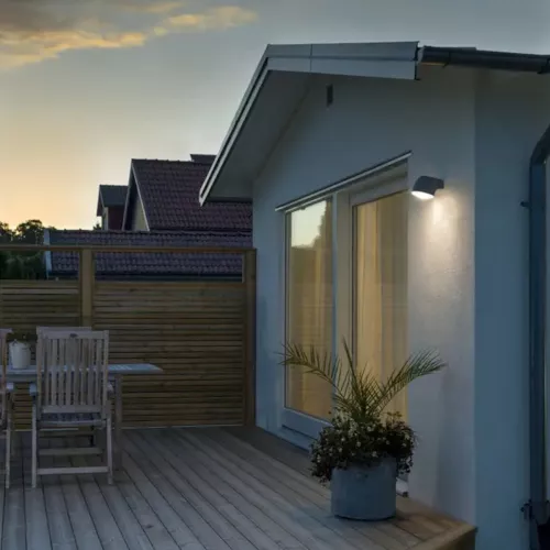 Ferrara Væglampe LED 4W 230-240V IP44 Sort Konstsmide