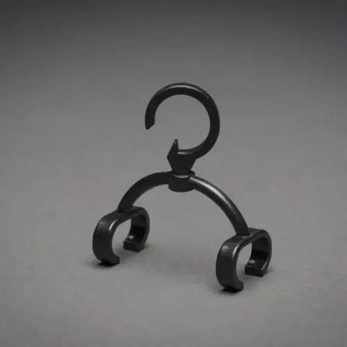 Hängare För Slingor Med Platt Kabel IP44 Svart 10st Konstsmide