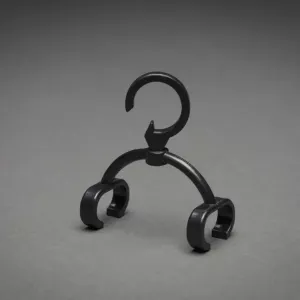 Hängare För Slingor Med Platt Kabel IP44 Svart 10st Konstsmide