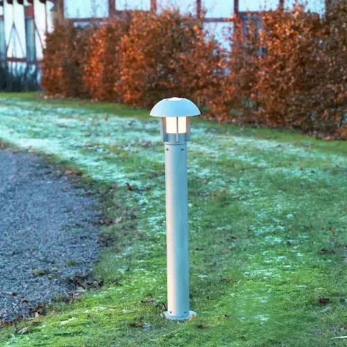 Heimdal Trädgårdslykta Inklusive Stolpe E27 60W 230-240V IP44 102cm Grå Konstsmide