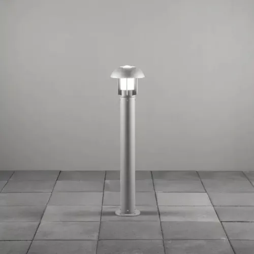 Heimdal Trädgårdslykta Inklusive Stolpe E27 60W 230-240V IP44 102cm Grå Konstsmide