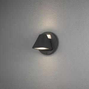 Hild Væglampe LED 2x5W 230V IP44 Sort Konstsmide