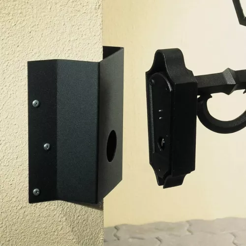 Corner Bracket Universal Black Konstsmide