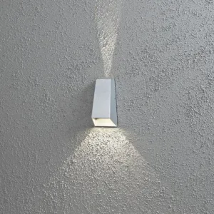 Imola Vägglykta LED 2x3W 230-240V IP54 Grå Konstsmide