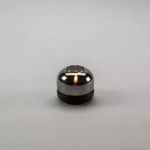 Candle With Glass Decoration LED IP20 Black Konstsmide