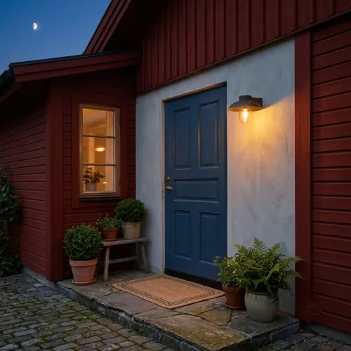 Mani Vägglykta E27 230-240V IP44 Svart Konstsmide