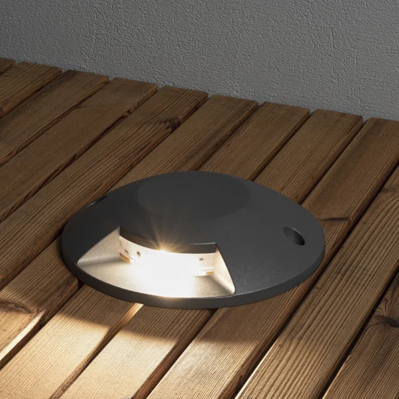 Jordspot LED 1-Vejs 5W 230-240V IP65 Mørkegrå Konstsmide