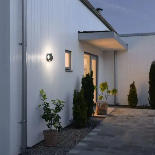 Matera Væglampe LED 4W 230-240V IP54 Mørkegrå Konstsmide