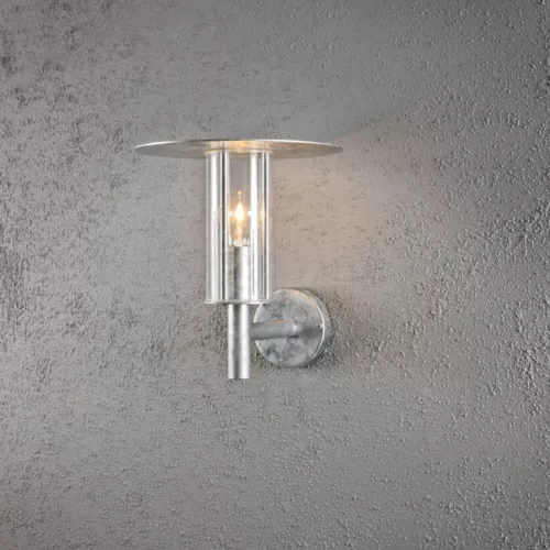 Mode Wall Light E27 230-240V IP54 Galvanized Konstsmide