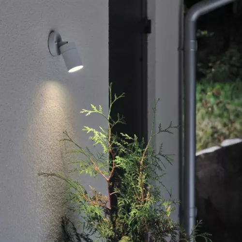 Modena Væglampe GU10 230-240V IP44 Grå Konstsmide