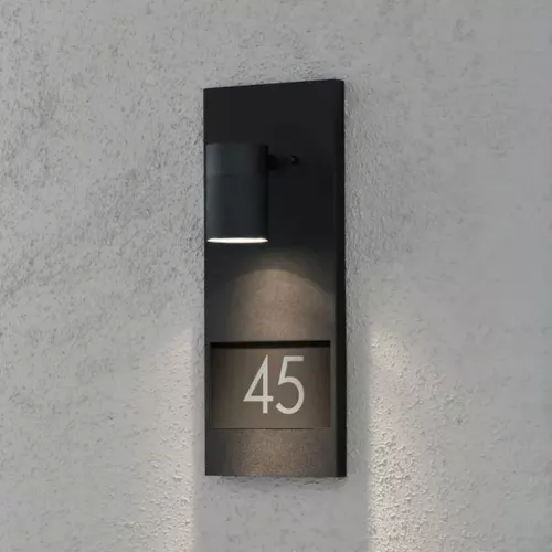 Modena Væglampe GU10 41cm 230-240V IP44 Sort Konstsmide