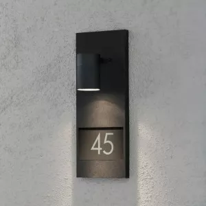 Modena Væglampe GU10 41cm 230-240V IP44 Sort Konstsmide
