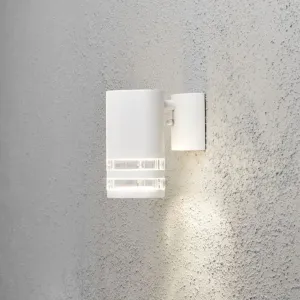 Modena Væglampe Nedad GU10 230-240V IP44 15,5cm Hvid Transparent Konstsmide