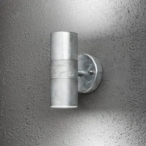 Modena Væglampe Op/Ned GU10 230-240V IP44 Galvaniseret Konstsmide
