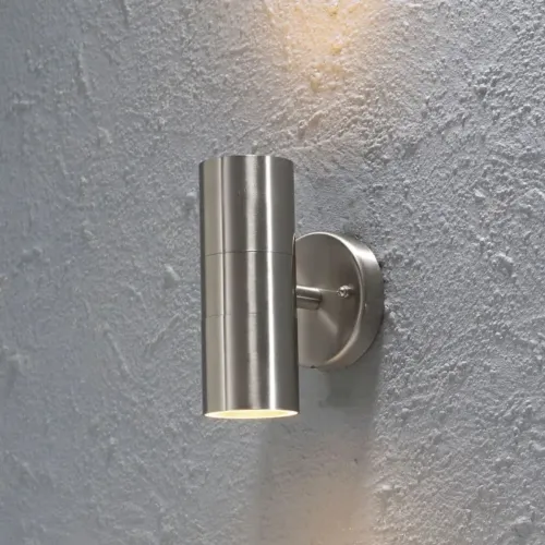 Modena Væglampe Op/Ned GU10 230-240V IP44 Rustfri Konstsmide