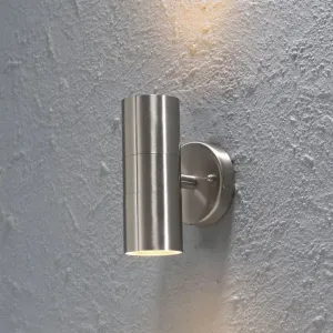 Modena Væglampe Op/Ned GU10 230-240V IP44 Rustfri Konstsmide